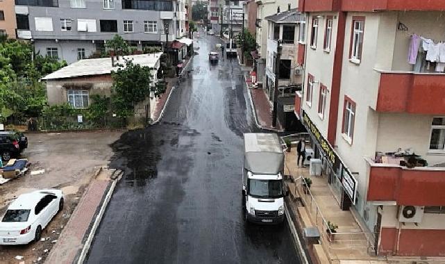 Darıca Mevlana Caddesi’nde üstyapı tamam