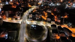 Dev proje, gece manzarasıyla de göz kamaştırıyor