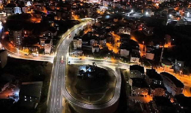 Dev proje, gece manzarasıyla de göz kamaştırıyor