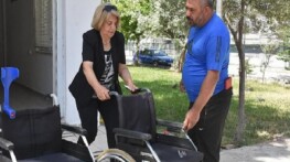 Edremit Belediyesi engellilerin yanında