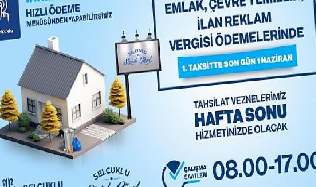 Emlak ve etraf paklık vergisi ödemelerinde son gün 1 Haziran