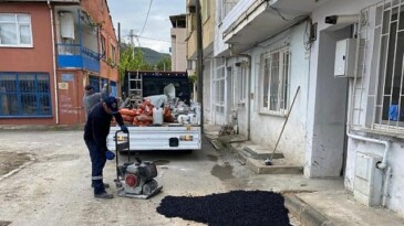 Gemlik Belediyesi Acil Müdahale Grubu Alanda