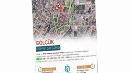 Gölcük Koca Yusuf Caddesi’nde çalışma var