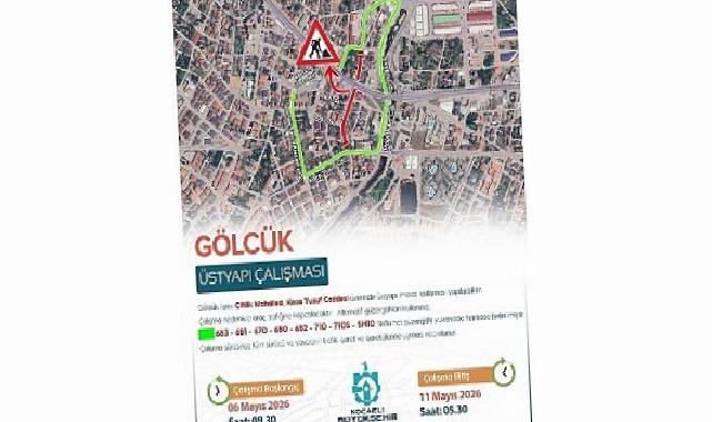 Gölcük Koca Yusuf Caddesi’nde çalışma var