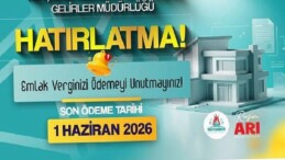 Hatırlatma; Verginizi Ödemeyi Unutmayın!