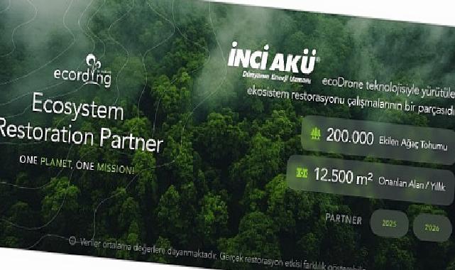İnci Akü’nün #HerAküBirTohum Projesi’nden 100 Bin Tohum Daha