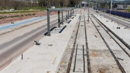 Kartepe Tramvay Çizgisi’nde birinci istasyon tamam