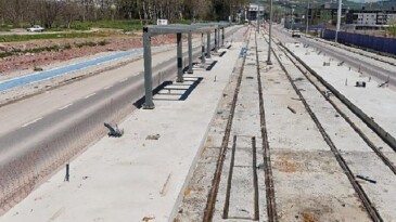Kartepe Tramvay Çizgisi’nde birinci istasyon tamam