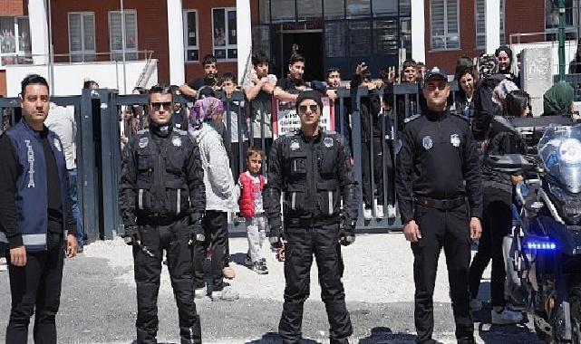 Keçiören zabıtasından öğrenci güvenliği için ağır mesai