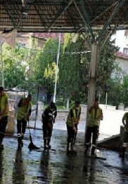 Keçiören’de Kurban Kesim Alanları Temizlendi