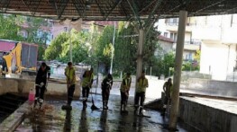 Keçiören’de Kurban Kesim Alanları Temizlendi