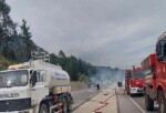Kemer’de araç yangını