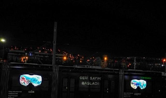 Kocaeli’de tramvaylar su altı dünyasına dönüştü