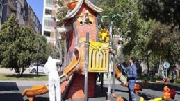 Konak’ın parklarında paklık mesaisi