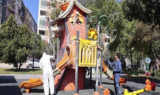 Konak’ın parklarında paklık mesaisi