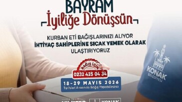 Konak’ta dayanışma geleneği bu bayram da devam ediyor