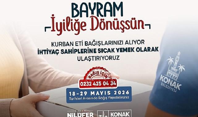 Konak’ta dayanışma geleneği bu bayram da devam ediyor
