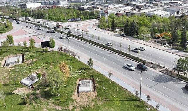 Konya Büyükşehir MARSAN Girişi’ne Yaya Üst Geçidi Yapıyor