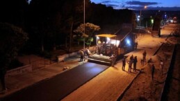 “Köprübaşı Birinci Kere Sıcak Asfaltla Buluştu”