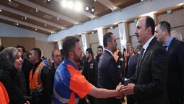 Lider Altay Büyükşehir ve KOSKİ Çalışanıyla Bayramlaştı