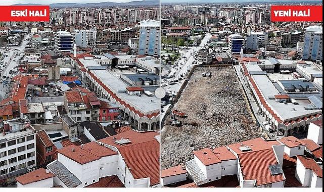 Lider Altay, Konya’ya Paha Katacak Dönüşümde Fiziki Ömrünü Tamamlamış Binaların Yıkım Çalışmasının Tamamlandığını Açıkladı