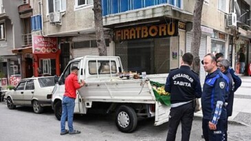 Manisa’da Kaldırımlar Yayaların
