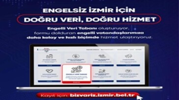 Manisiz İzmir için “Engelli Data Tabanı”