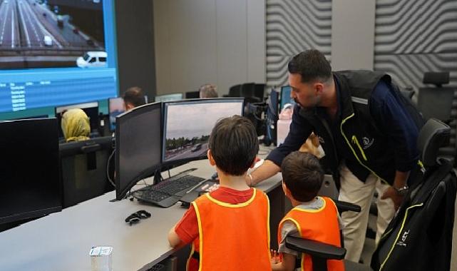 Minikler trafik güvenliğini yerinde öğrendi