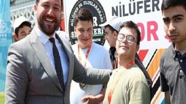 Nilüfer’de özel çocukların spor coşkusu