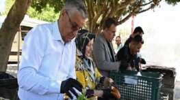 Öğrencilere deneme sınavı sonrası mangal partisi