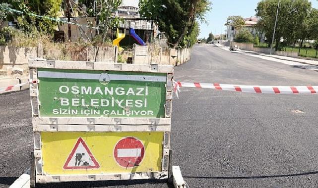 Osmangazi Belediyesi 900 Ton Asfalt Döktü