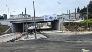 Vatan Caddesi kavşağında çalışmalar tamam