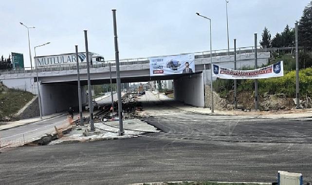 Vatan Caddesi kavşağında çalışmalar tamam