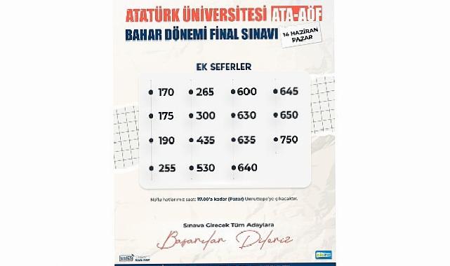 ATA-AÖF imtihanına 15 farklı sınır takviyesi