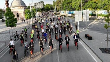 Avrupa Bisiklet Başşehri Konya’da Kent Merkezi ve 28 İlçede Birebir Anda Binlerce Bisikletsever Pedal Çevirdi