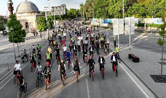Avrupa Bisiklet Başşehri Konya’da Kent Merkezi ve 28 İlçede Birebir Anda Binlerce Bisikletsever Pedal Çevirdi