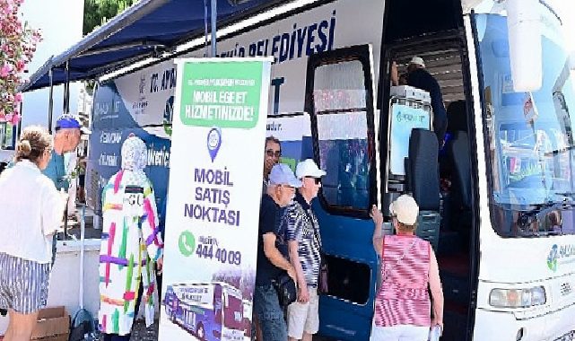 Aydın Büyükşehir Belediyesi Taşınabilir Halk Ege Et aracına Didim’de yoğun ilgi