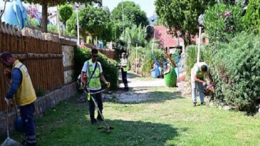 Aydın Büyükşehir Belediyesi’nden Söke’de Etraf Düzenleme ve Peyzaj Çalışması