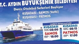 Aydın Büyükşehir Belediyesi’nin Deniz Otobüsü Seferleri Başladı