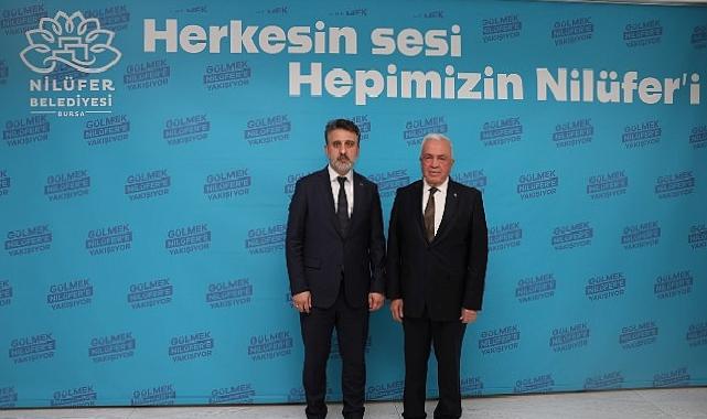 Başkan Şadi Özdemir, Şahin Biba’yı Ağırladı