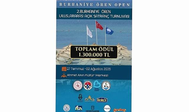 Burhaniye’de Memleketler arası Satranç Turnuvası İçin Kayıtlar Başladı
