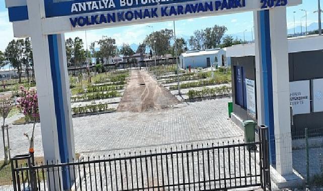 Büyükşehir Belediyesi’nden Lara’ya yeni karavan parkı