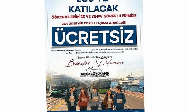 Büyükşehir ile LGS’de ulaşım manisi yok