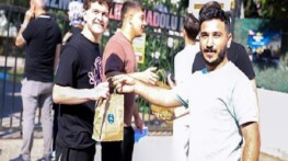 Büyükşehir, YKS öğrencileri için ikram stantları kurdu