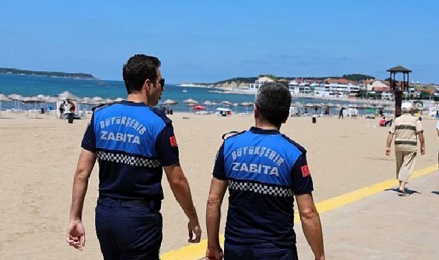 Büyükşehir Zabıtası’ndan kıyılarda huzur nöbeti