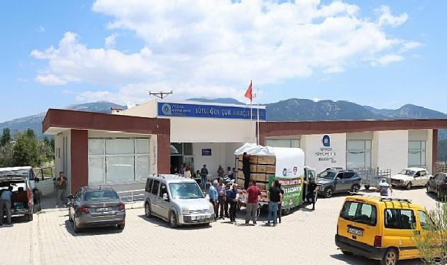 Büyükşehir’den Antalya’nın dört bir yanına arı kovanı dayanağı