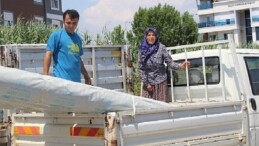 Büyükşehir’den Gazipaşalı üreticilere naylon dayanağı