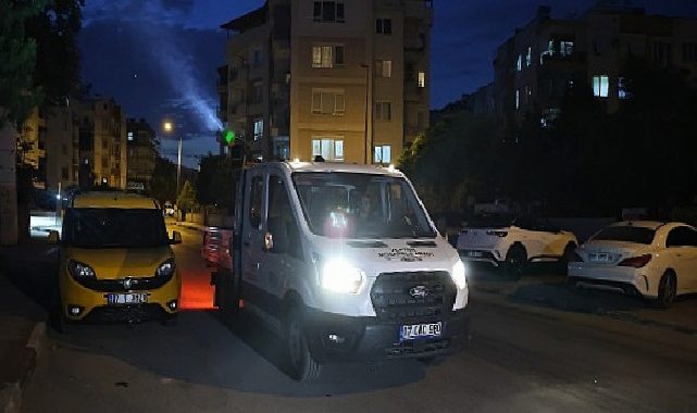 Büyükşehir’den gece vektör mesaisi