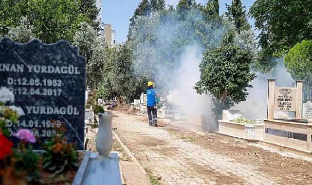 Büyükşehir’den toplu kullanım alanlarına ilaçlama çalışması