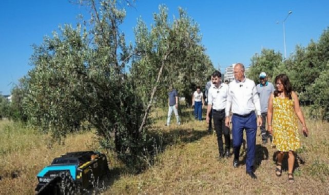 Gaziemir’de yabani otlarla gayrette teknoloji takviyesi